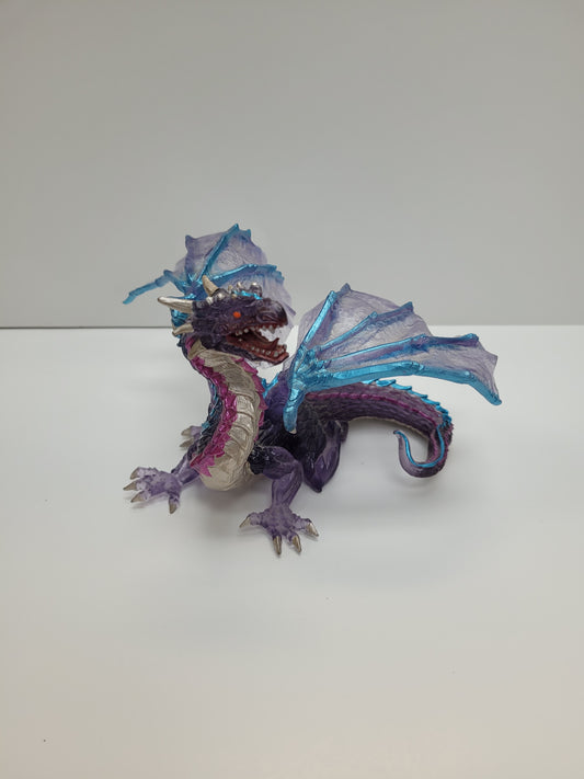 Blue Winged Dragon Figurine