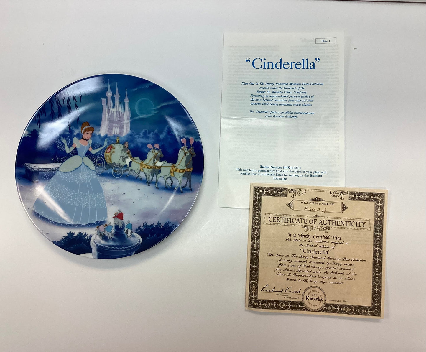 Knowles Plate Disney “Cinderella”