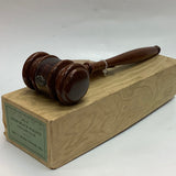 1954 Vintage 1953-1954 Solid Walnut Gavel