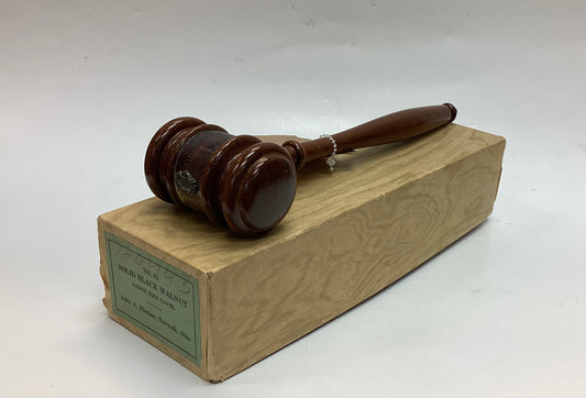 1954 Vintage 1953-1954 Solid Walnut Gavel