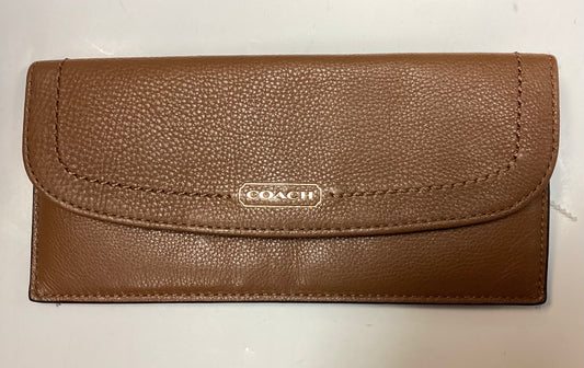 Light Brown Coach Wallet