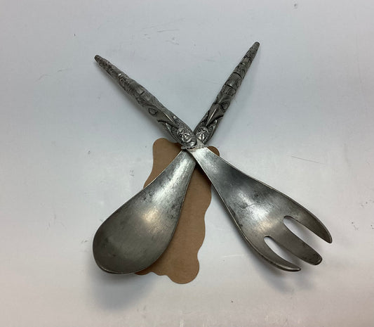 First Nations Designs Pewter Spoon and Fork