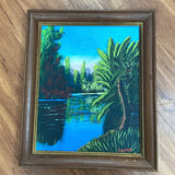 Florida Scenic Canvas Framed Art