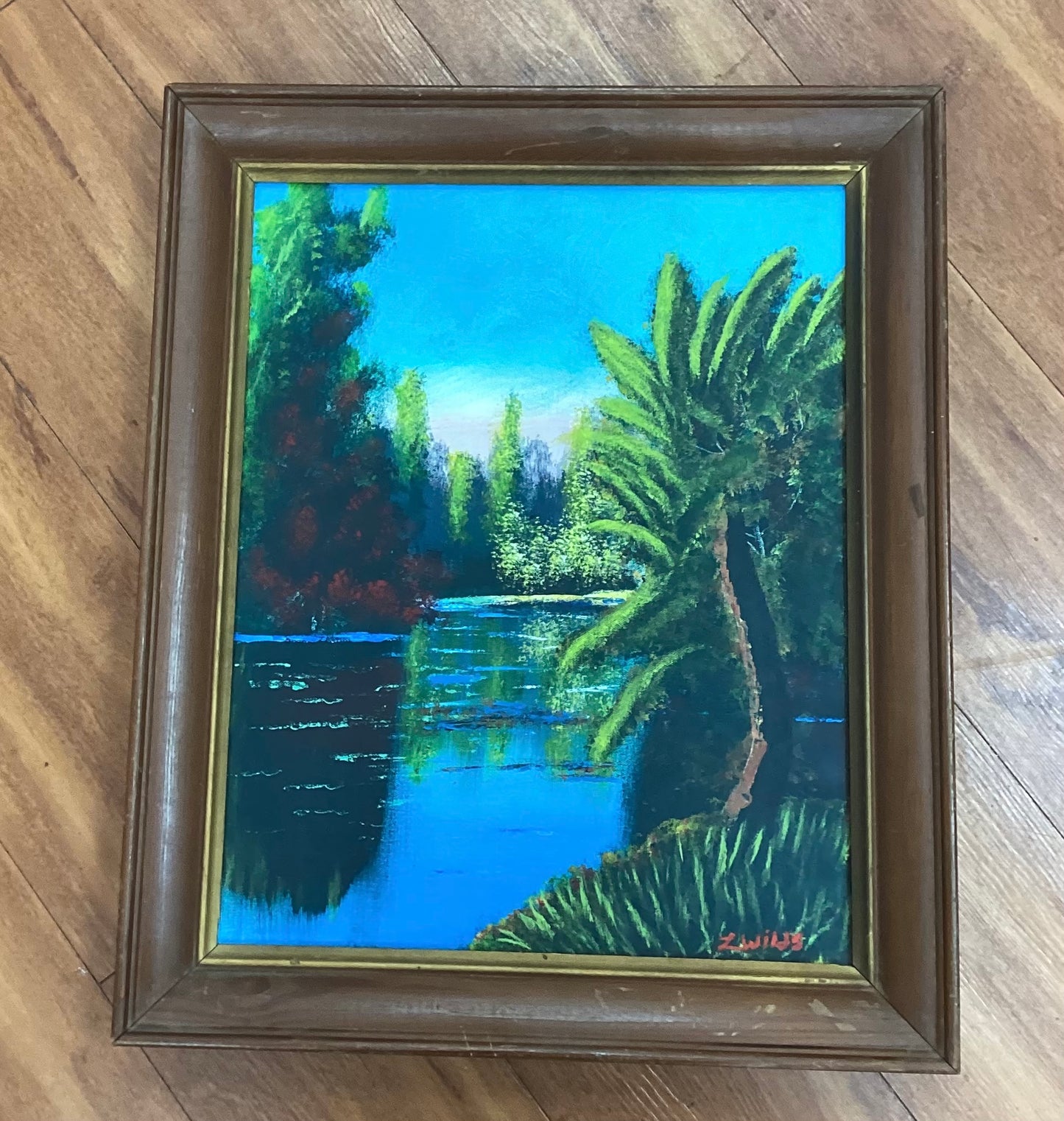 Florida Scenic Canvas Framed Art