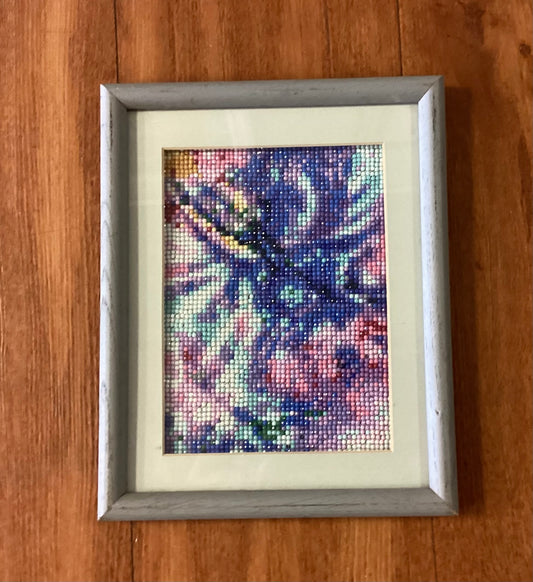 Framed Multi Color Diamond Art