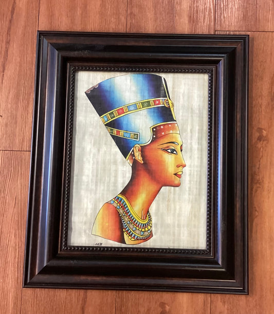 Set of Four Egyptian Style Framed Art