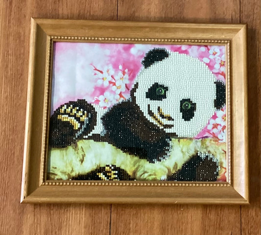 Framed Panda Diamond Art