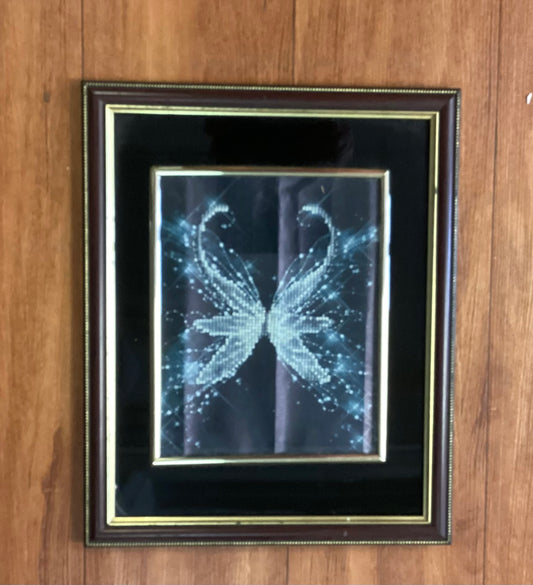 Framed Butterfly Diamond Art