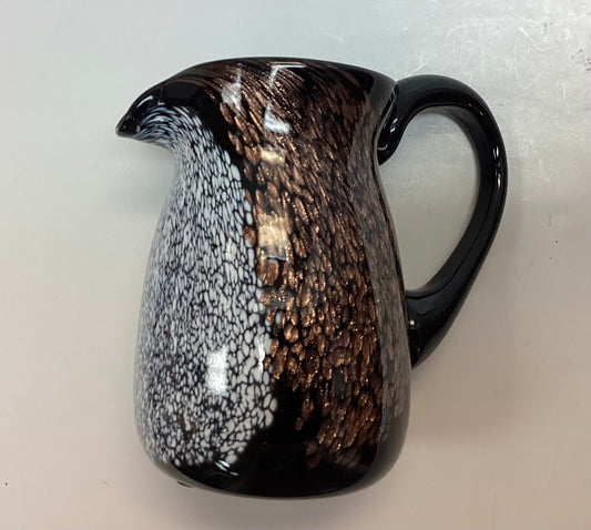 Hand Blown Multi-Color Glass Pitcher