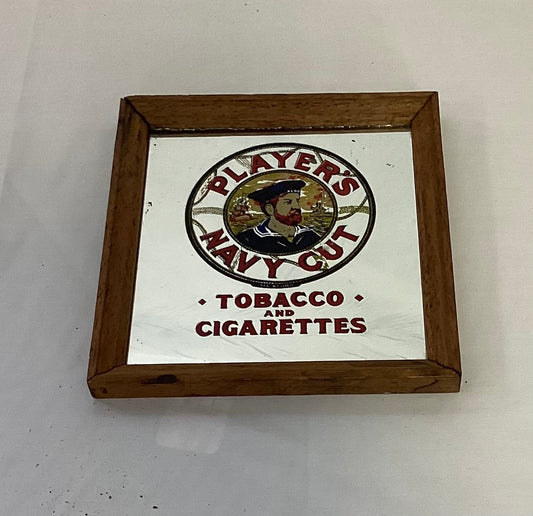 Small Vintage Players Navy Cut Sign