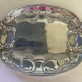 Silver-Toned Crab Tray