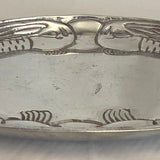 Silver-Toned Crab Tray