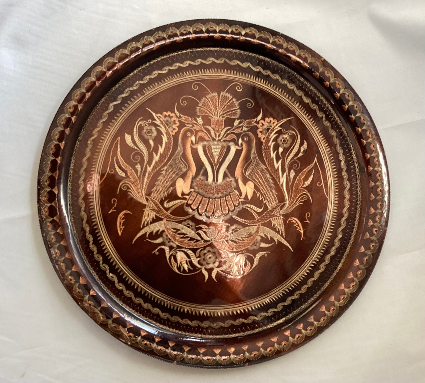 1972 Turkish Copper Plate