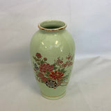 Vintage Japanese Green Vase