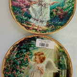 Pair Of Garden Blessings Angel Plates