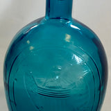 Blue Toned Eagle Wheaton Bottle