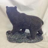 Ceramic Bear on Rock