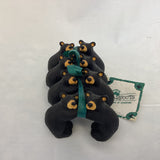 Black Bear Napkin Rings Set of Four