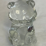 Fenton Clear Glass Bear