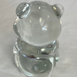 Fenton Clear Glass Bear