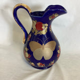 Butterfly Vase Pitcher and Bowl