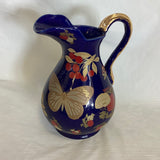 Butterfly Vase Pitcher and Bowl