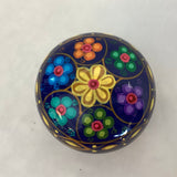 Blue Floral Trinket Box