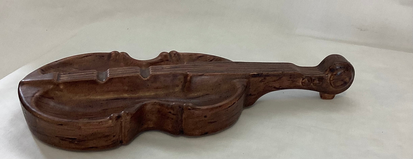 Vintage violin ashtray