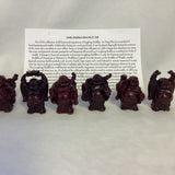 Set of Six Lucky Buddhas