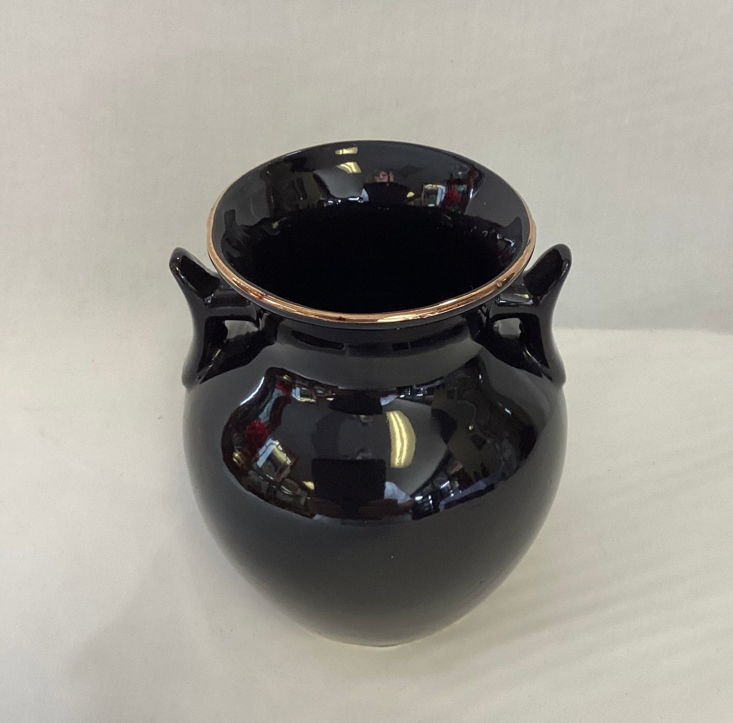 Black Asian  Vase