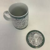 Asian Covered Tea Cup