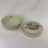 Chokin Highmark Trinket Box with Lid and Bowl