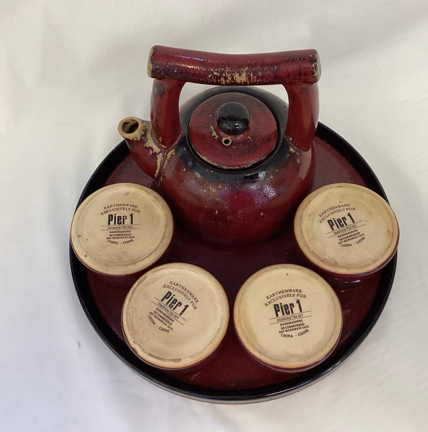 Pier 1 Shanghai Tea Set 6 Piece