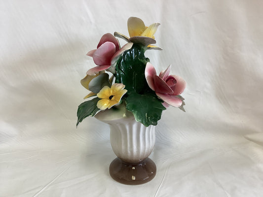 Capodimonte Vase of Flowers