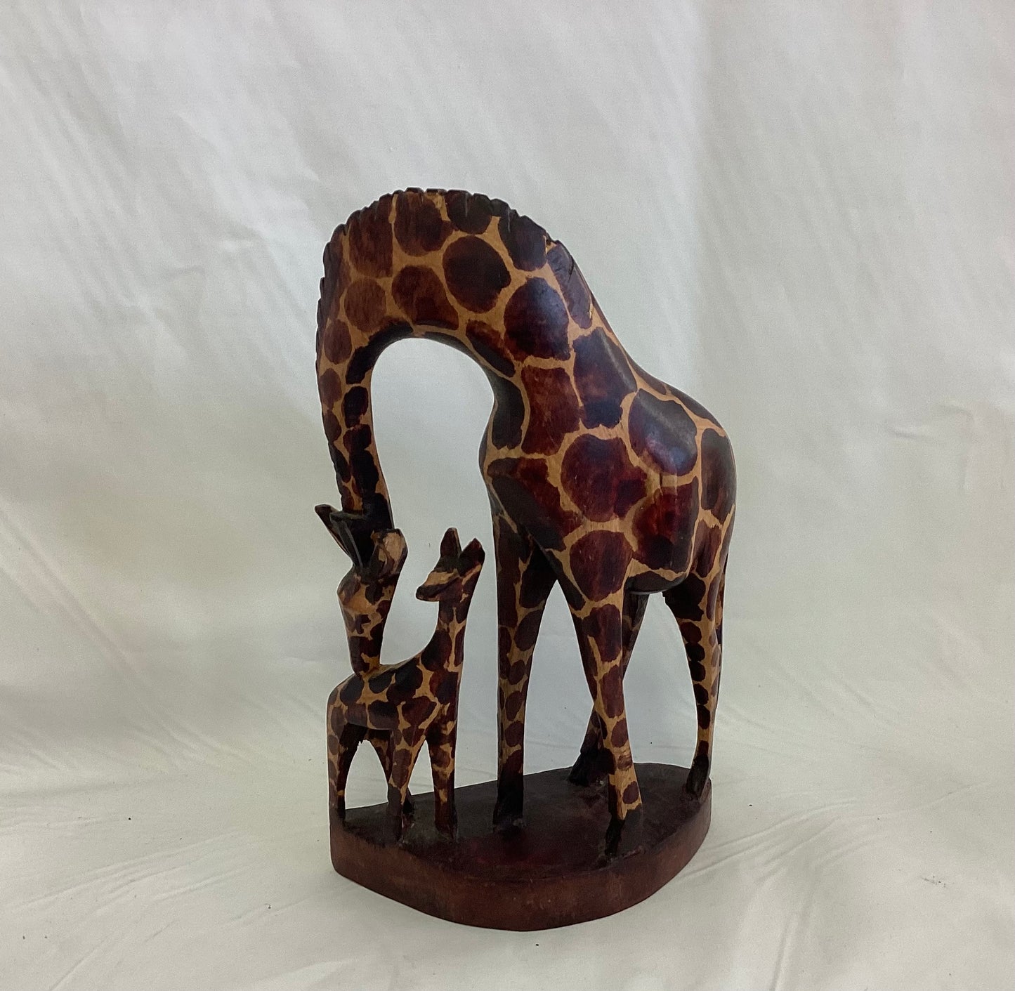 Handmade Giraffe and  Her Calf