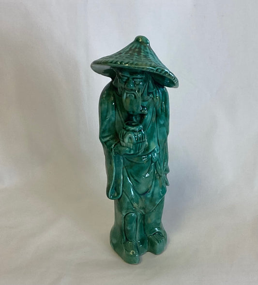 Asian Gentleman Green Ceramic