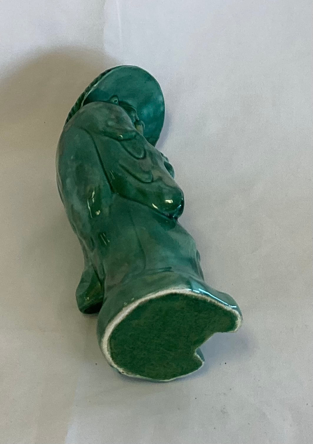 Asian Gentleman Green Ceramic