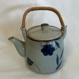 Asian Teapot Blue Floral