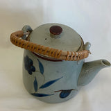 Asian Teapot Blue Floral