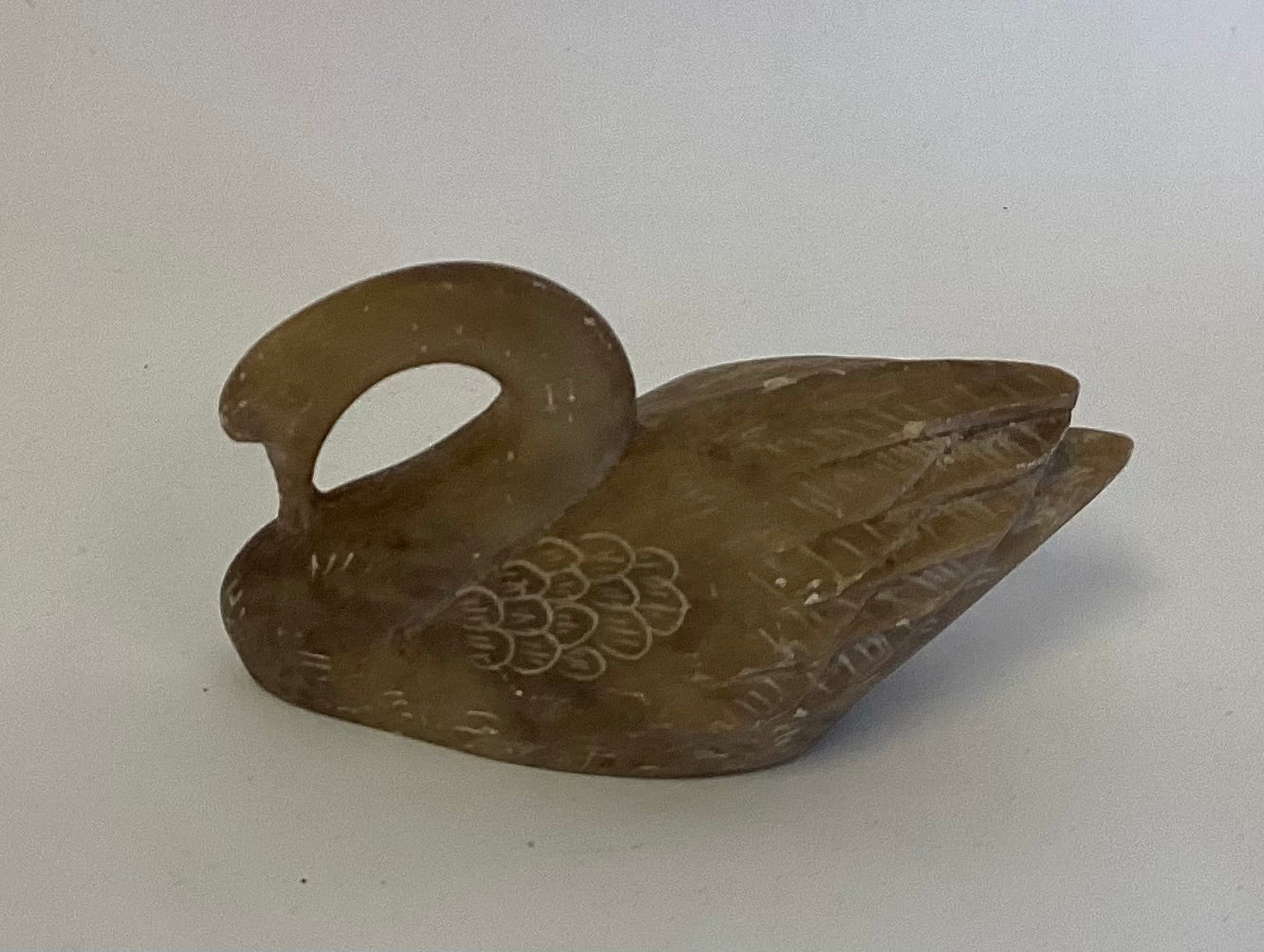 Soapstone Swan Vintage