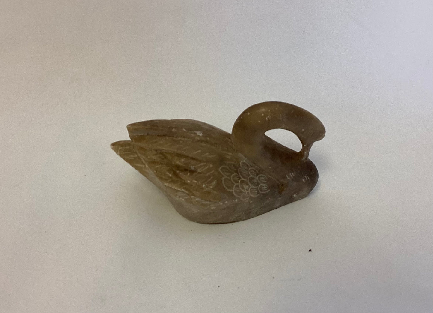 Soapstone Swan Vintage