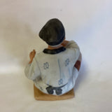 Asian Gentleman Porcelain Figurine