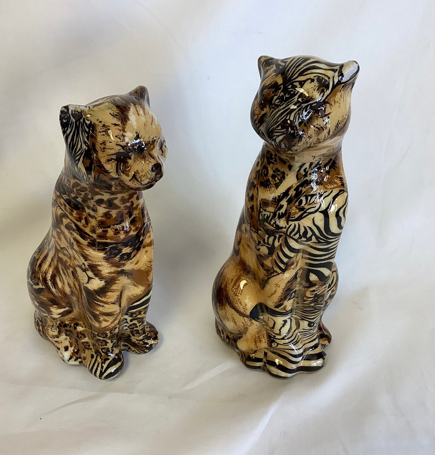 Cheetah Figurines Pair