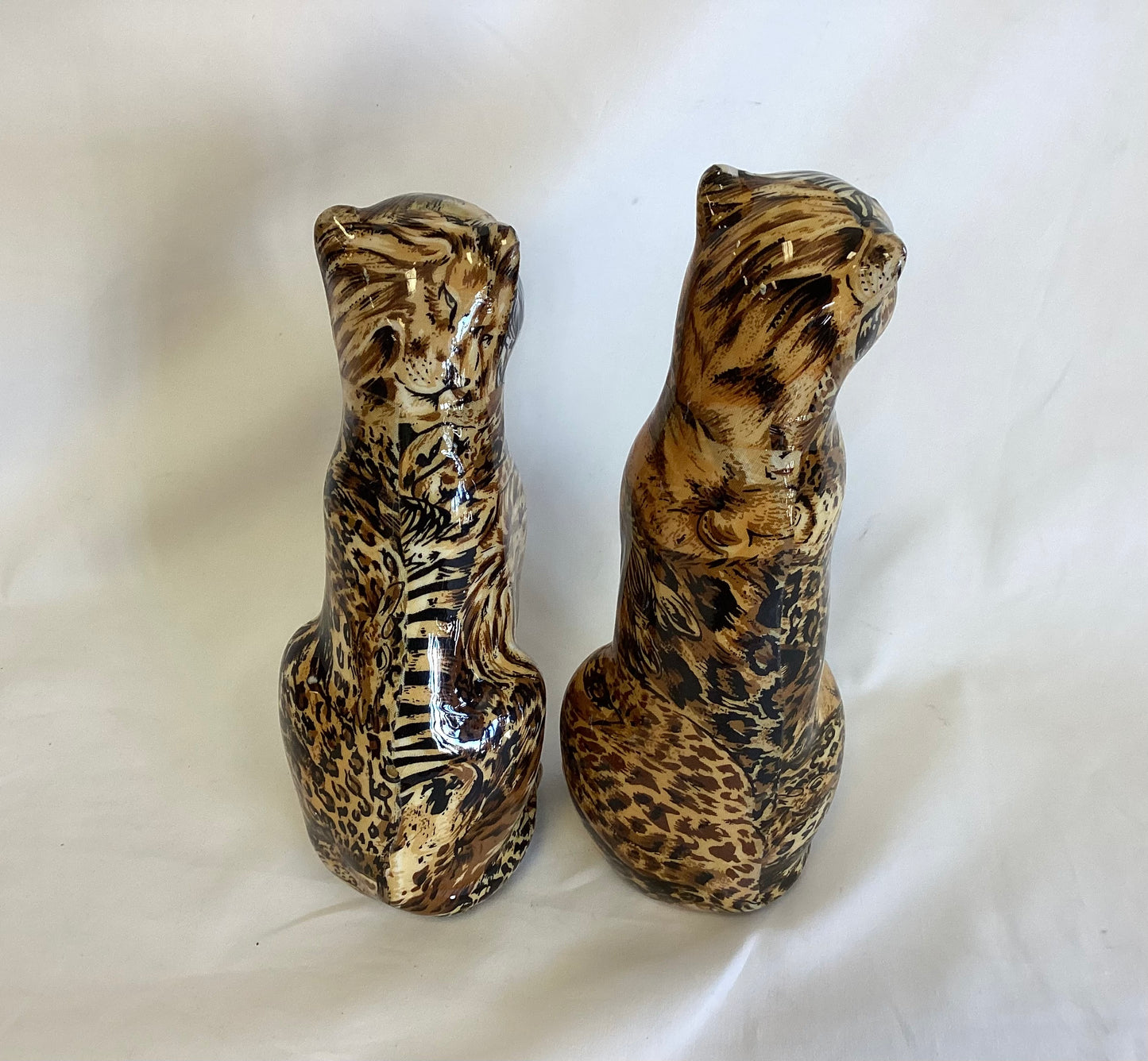 Cheetah Figurines Pair