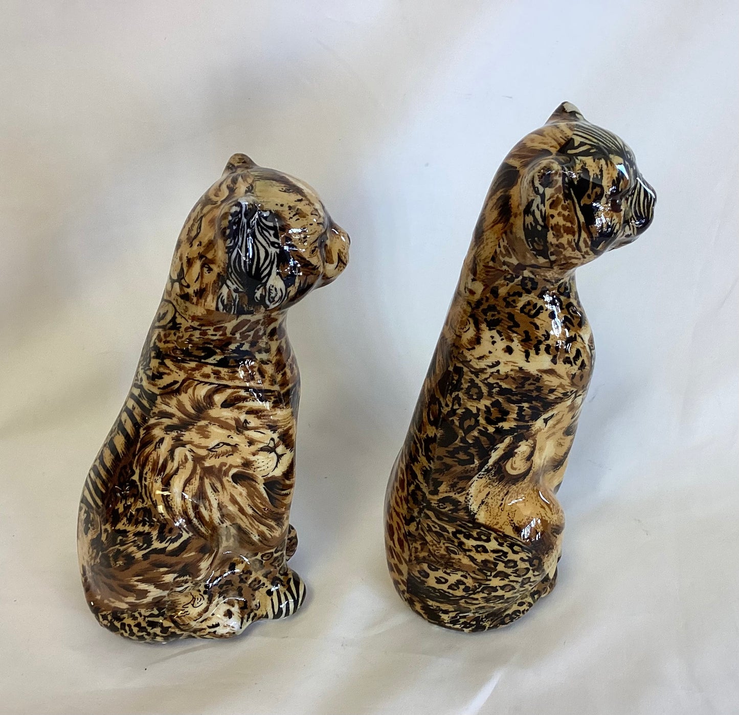 Cheetah Figurines Pair