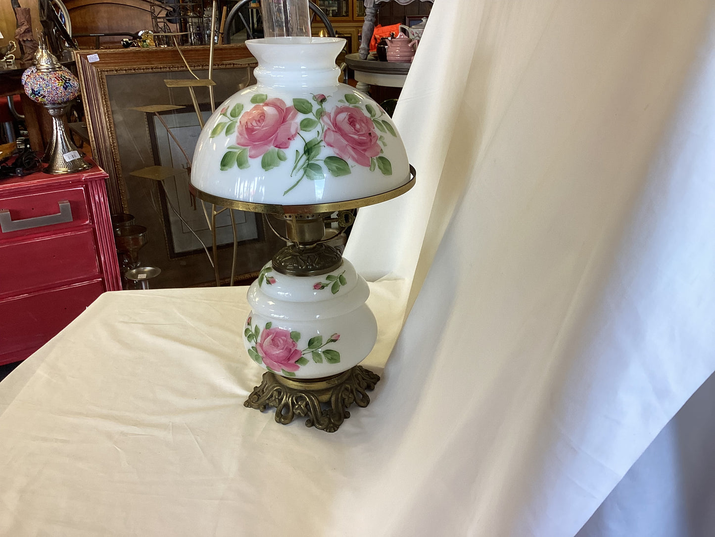 Vintage Hurricane Lamp