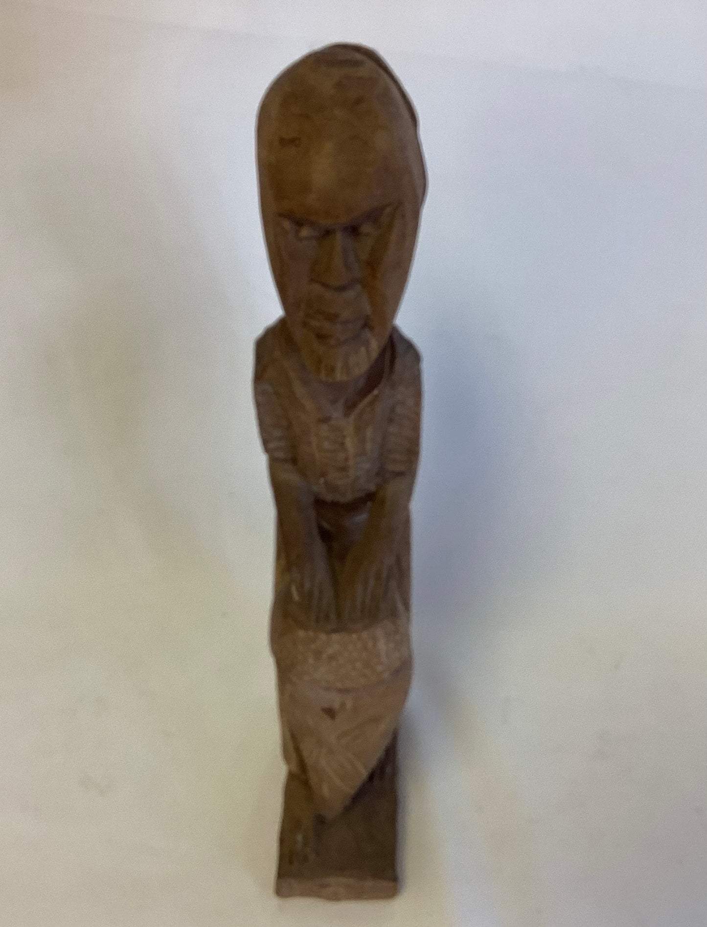 Vintage Wood Carved Figurine