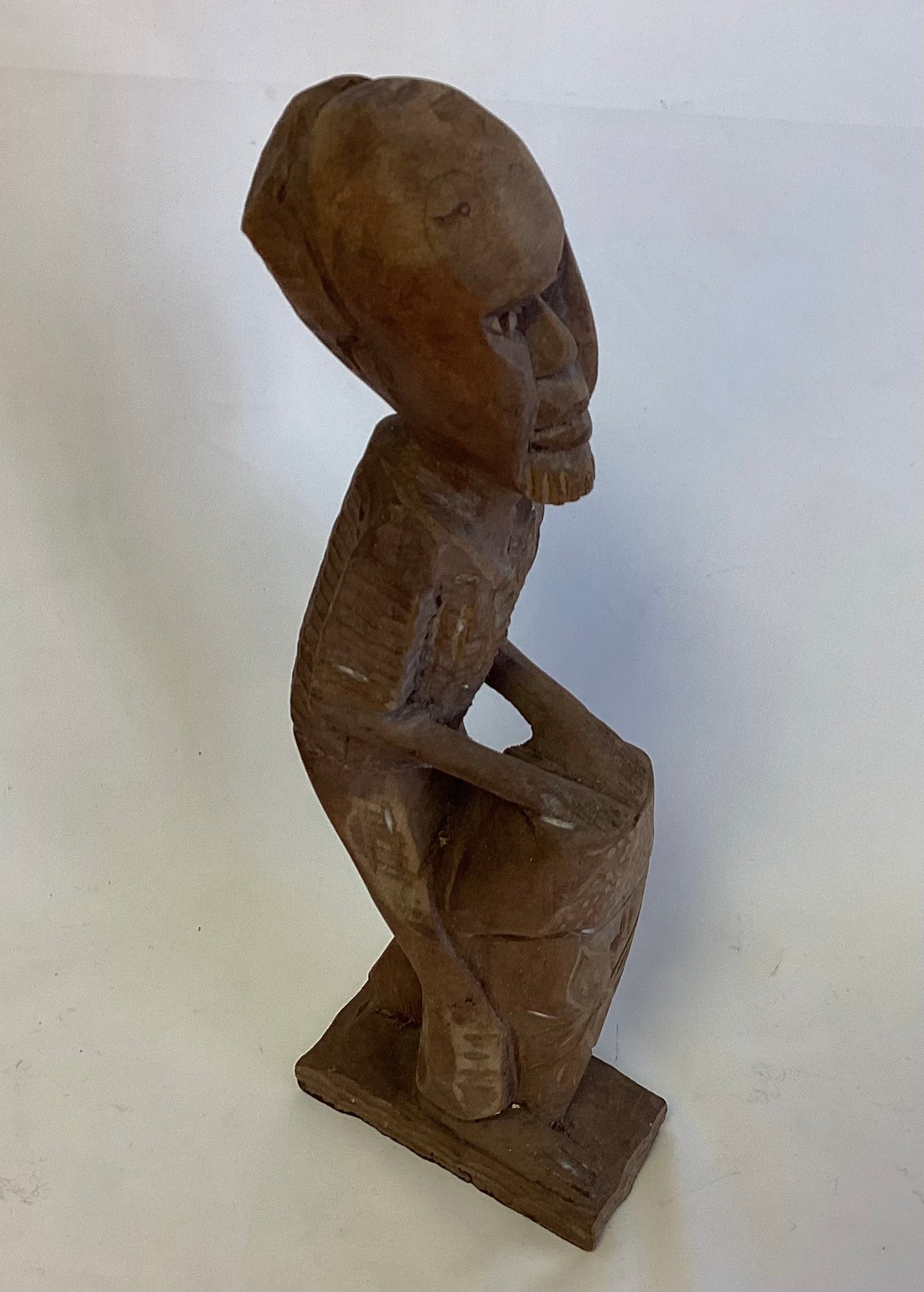 Vintage Wood Carved Figurine