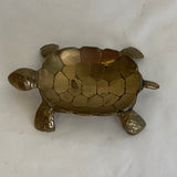 Brass Turtle Ashtray Vintage