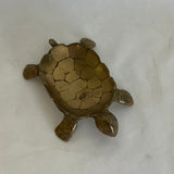 Brass Turtle Ashtray Vintage